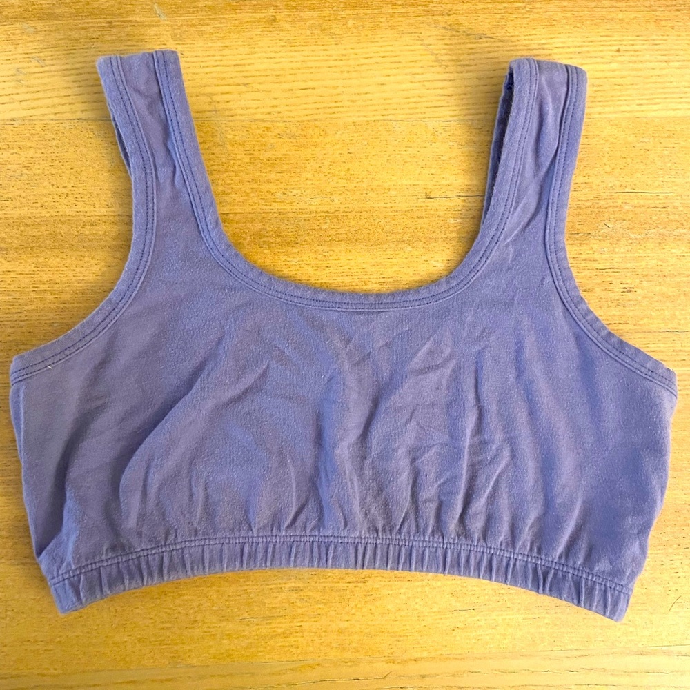 Arq Wide strap, Bralette XL Lavender/lilac